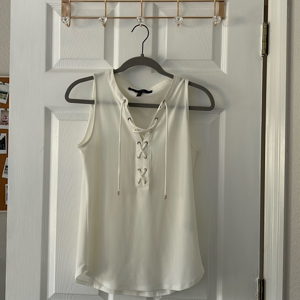 Off White Work Blouse